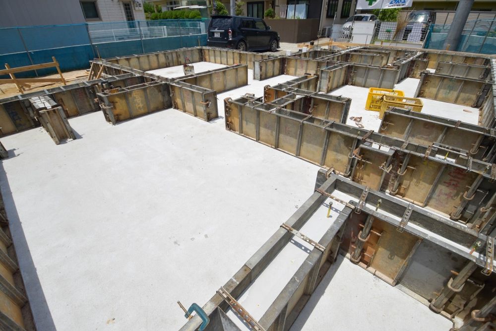 「太宰府市07」注文住宅現場リポート②【基礎工事】【立ち上がりコン】