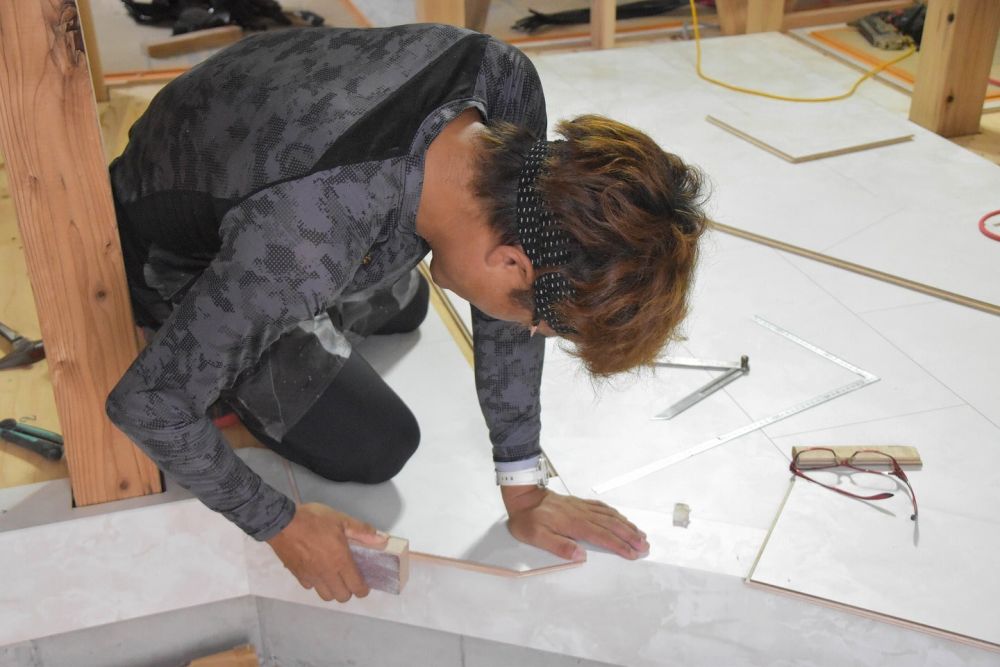 「福岡市南区24」注文住宅現場リポート⑧【木工事】【床材】
