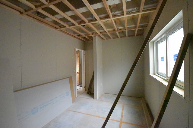 「福岡市中央区03」注文住宅現場リポート⑩【木工事】【石膏ボード】