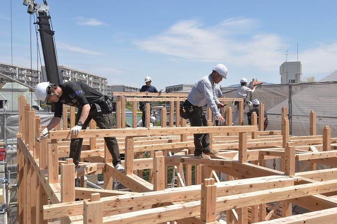 福岡市南区08　注文住宅建築現場リポート④　～上棟式～