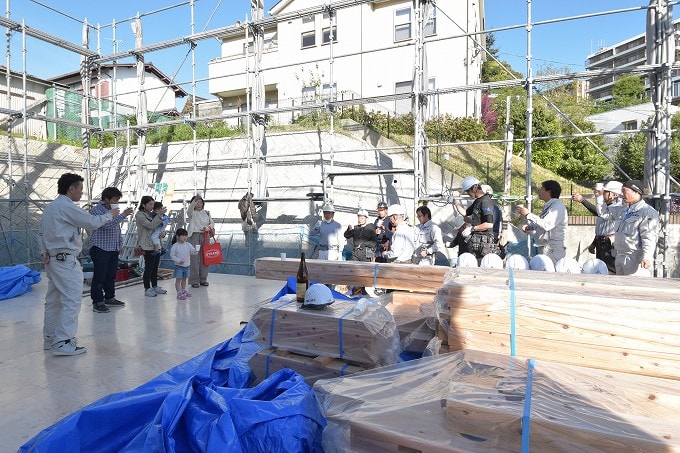「福岡市南区08」注文住宅現場リポート④【上棟式】