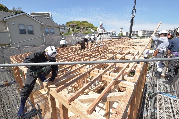 福岡市南区08　注文住宅建築現場リポート④　～上棟式～