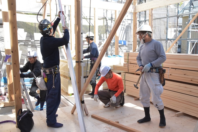 福岡市南区08　注文住宅建築現場リポート④　～上棟式～