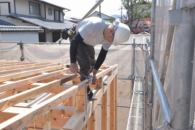 福岡市南区08　注文住宅建築現場リポート④　～上棟式～