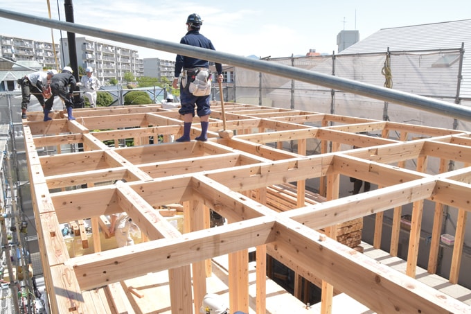 「福岡市南区08」注文住宅現場リポート④【上棟式】