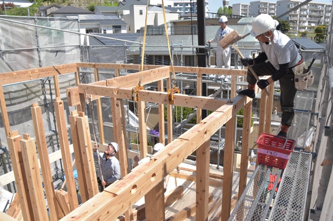 「福岡市南区08」注文住宅現場リポート④【上棟式】