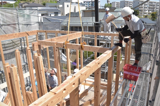 福岡市南区08　注文住宅建築現場リポート④　～上棟式～