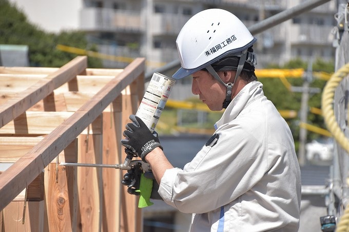 福岡市南区08　注文住宅建築現場リポート④　～上棟式～