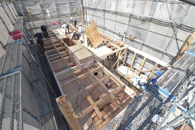 「福岡市南区08」注文住宅現場リポート④【上棟式】