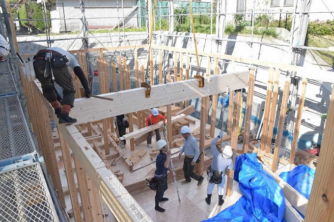 「福岡市南区08」注文住宅現場リポート④【上棟式】