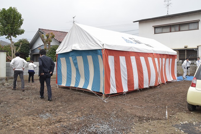 福岡市南区五十川02　注文住宅建築現場リポート①　～地鎮祭～