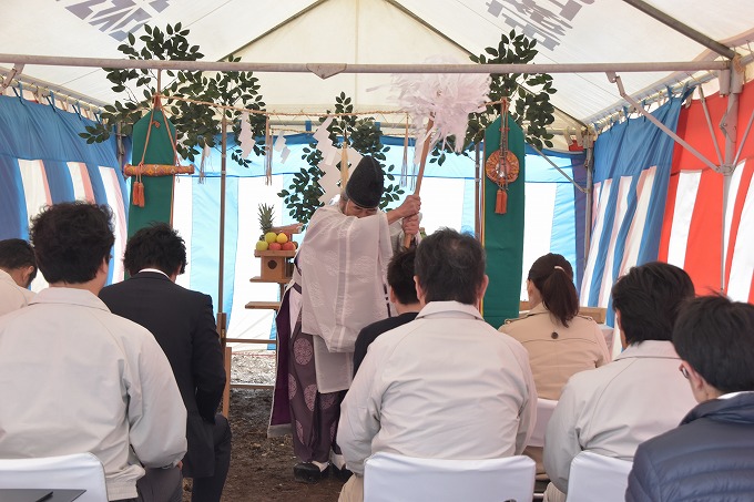 「福岡市南区五十川02」注文住宅現場リポート①【地鎮祭】