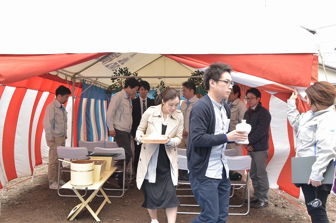 「福岡市南区五十川02」注文住宅現場リポート①【地鎮祭】