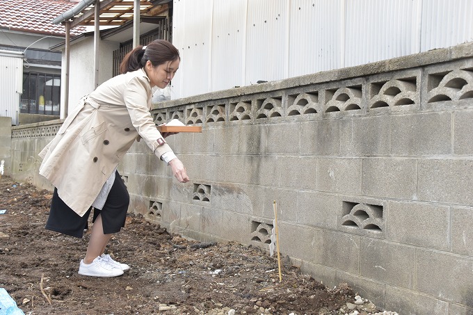 福岡市南区五十川02　注文住宅建築現場リポート①　～地鎮祭～