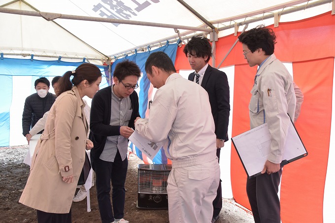 福岡市南区五十川02　注文住宅建築現場リポート①　～地鎮祭～