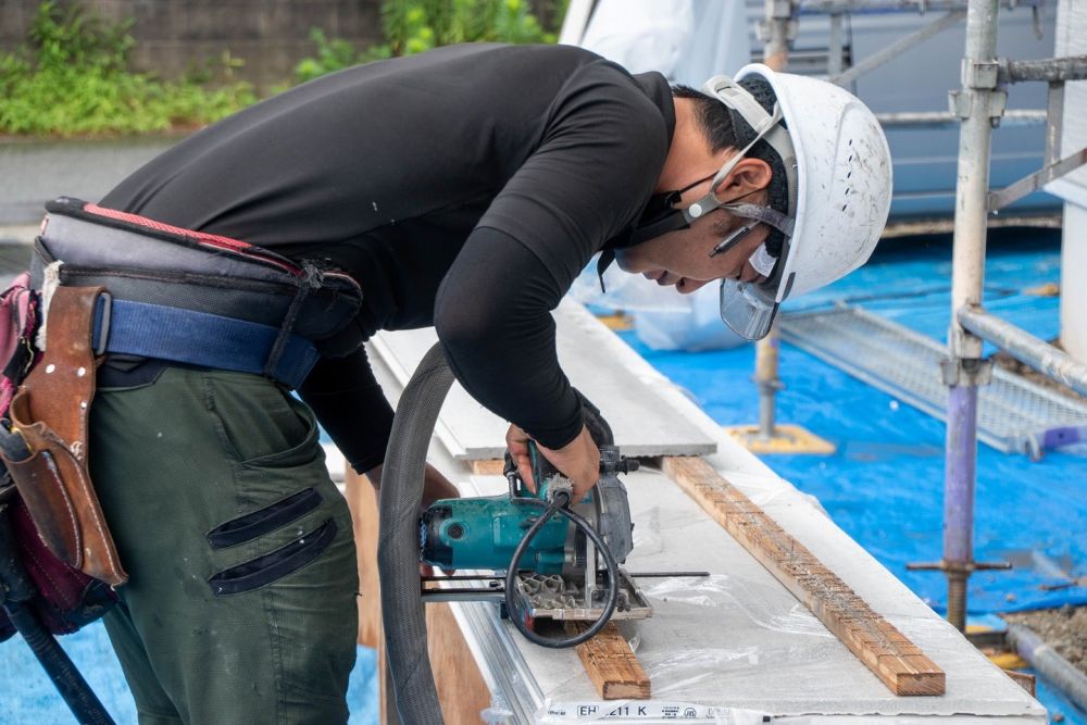 福岡県小郡市04　注文住宅建築現場リポート⑧　～外壁工事・サイディング施工～