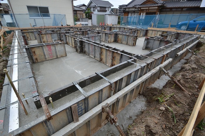 「福岡市西区千里01」注文住宅現場リポート③【基礎工事】【立ち上がりコン】