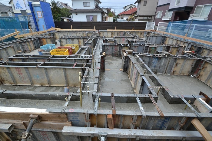 「福岡市西区千里01」注文住宅現場リポート③【基礎工事】【立ち上がりコン】