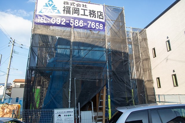 「古賀市04」注文住宅現場リポート⑤【木工事】【面材】