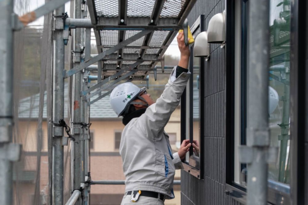 福岡県古賀市07　注文住宅建築現場リポート⑥　～木工事・石膏ボード貼り～