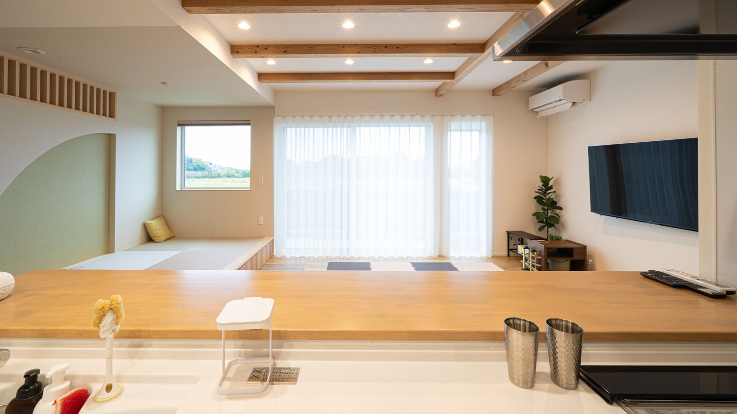 5月23日（土）～5月24日（日）限定！福岡県宗像市で双子育児に寄り添ったナチュラルな家の完成見学会を開催｜子供に目が届きやすい和室イメージ