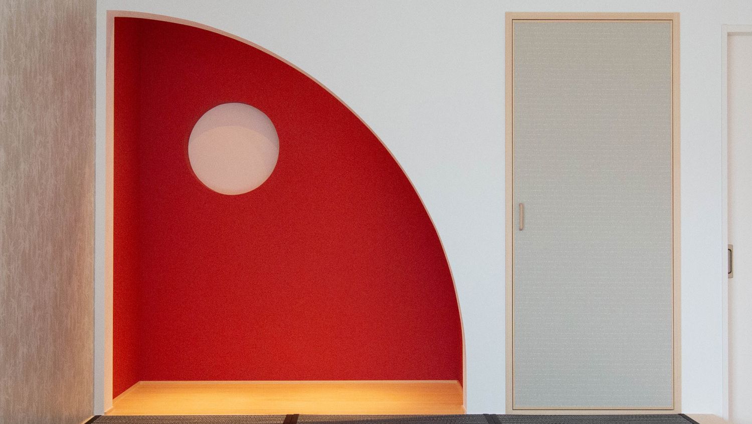 福岡県福津市で「平屋みたいに暮らせる二階建ての家」の完成見学会3月20日(金・祝)～22日(日)開催。扇形ヌックイメージ