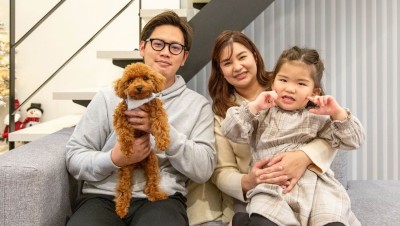 気温10℃でもヒーターだけで暖かい、子供が伸び伸び暮らせる快適な家です。